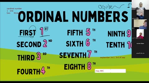 cardinal and ordinal numbers