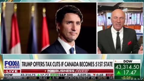 Kevin O'Leary người Canada sẽ gặp Tổng thống Trump để thuyết phục ông sáp nhập Canada💪💪💪💪💪