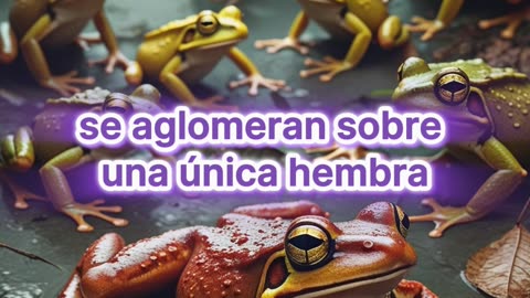 Ranas hembras fingen su propia muerte para evitar a los machos