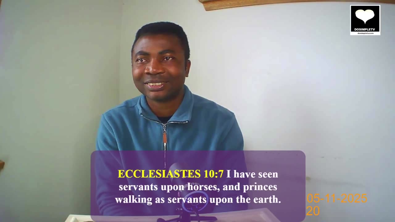 Walk as He Walked. Ask Me Call 20/100 || 05-11-2025 || DosimpleTV