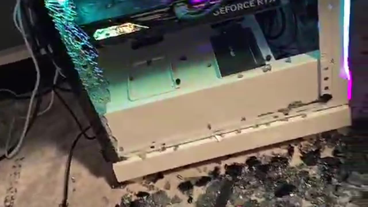 Computer Glass Shattering Unexpectedly