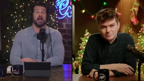 Nick Fuentes makes an interview with Canadian cross-dresser and bi-sexual podcaster Steven Crowder