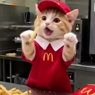 Mcdonalds🤡 Cat🐈🎈🤣😆😜😎