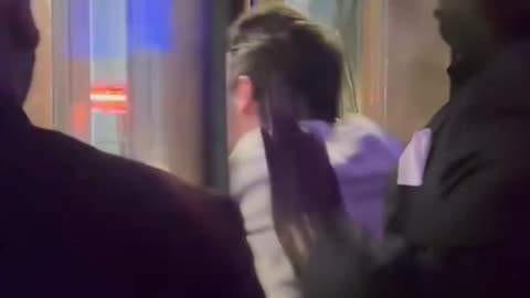 Communist Mamdani supporter dressed as a Nazi violently crashes NYC Young