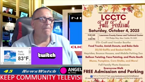 NCTV45 NEWSWATCH MORNING FRI OCT 3 2025 WITH ANGELO PERROTTA