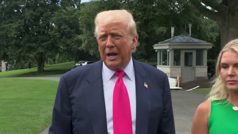 President Trump Gaggles with Press Before Departing the White House, July 15, 2025