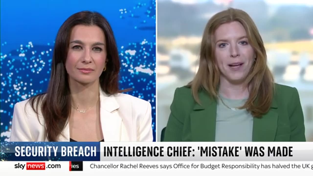 Margarine 🧈 Taters 🥔 Greens 🥬 ©️ Snaps at Sky correspondent when questioned on leaked Signal chat