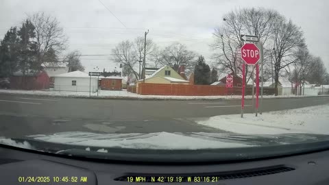 Random Driving in Dearborn And Dearborn Heights, Michigan, January 24, 2025