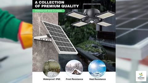 Solar Shed Light Indoor Outdoor 1200LM 144LED Pendant Light