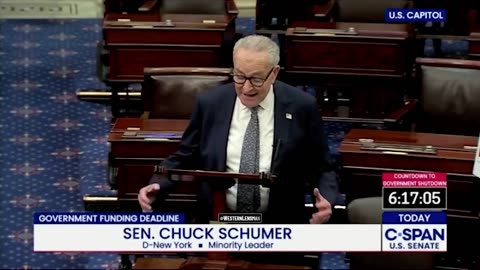 Chuck Schumer is STILL ranting about the meme video Trump posted: