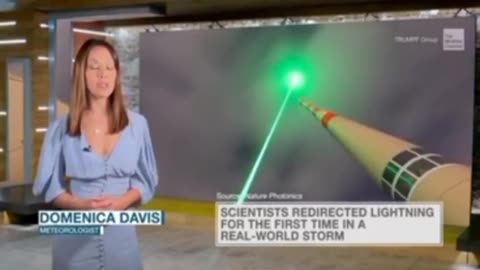 laser to redirect lightning for the first time during real-world storms.