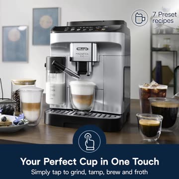 De'Longhi Magnifica Evo Automatic Espresso & Coffee Machine with Auto Milk Frother, Built-in Grinder