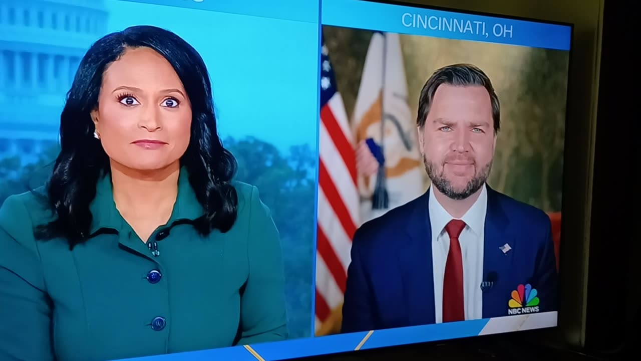 Government Shutdown: JD interview Less Chuck Todd 10-12-2025