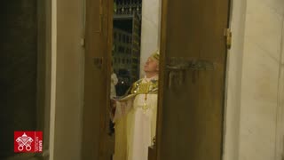 GIUBILEO 2025,chiusura della Porta Santa della Basilica di Santa Maria Maggiore.è iniziata la chiusura delle Porte Sante del Giubileo 2025 del cattolicesimo romano pagano dello Stato idolatra del Vaticano che si avvia alla chiusura.