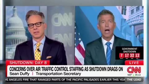 Sean Duffy Tells Tapper How His Daughter Can Prep For Govt Shutdown Flight Delays