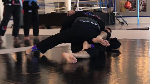 Spider guard pass