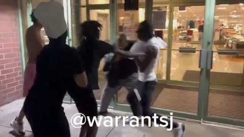 MALL SECURITY CHILD PREDATOR TRIES TO RETREAT BACK TO BASE BUT ENDS UP GETTING JUMPED!🚨😲