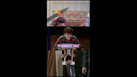 Nick Fuentes ~ Isreal used Epstein Blackmail to get Trump to bomb Iran