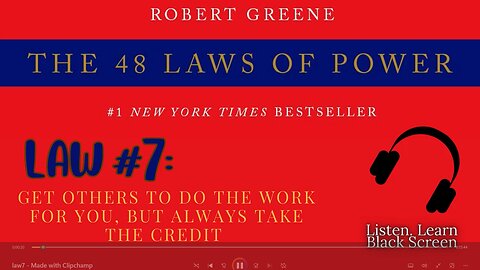 48 Laws of Power FULL Audiobook – Law #7: Get Others to Do the Work for You | Robert Greene