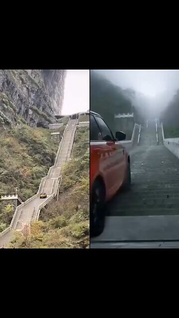 Chery attempted to replicate the Range Rover's viral «Stairway to