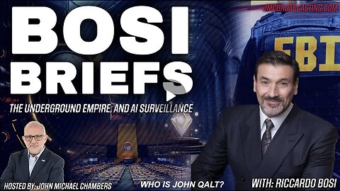JMC W/ COL RICCARDO BOSI- The Underground Empire, AI Surveillance, and the War for Your Mind