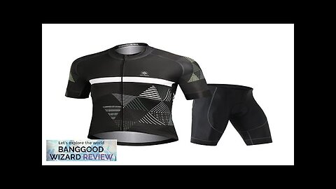 XINTOWN Mens Cycling Short Sleeve Suits Bicycle Shorts Quick Dry Breathable Wicking Review