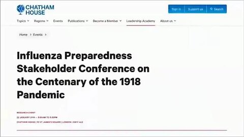 🌍💀Chatham House 2018揭秘！🔍如何策劃一場全球恐懼戰役？🕵️‍♂️操控輿論、引導恐慌的隱藏手法曝光！