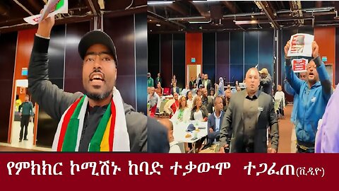 የምክክር ኮሚሽኑ በስቶኮሆልም ከፍ ያለ ተቃውሞ ገጠመው(ቪዲዮ)