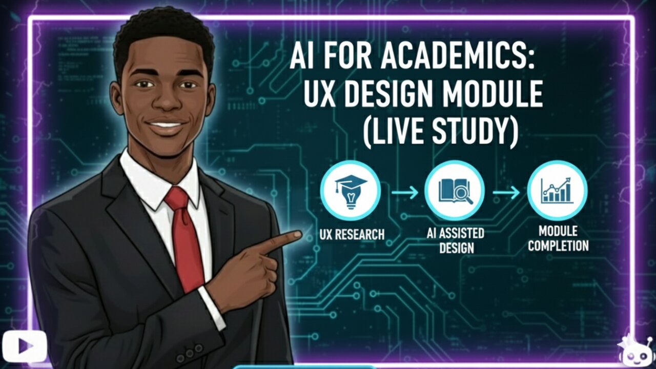 AI for Academics: Finishing the UX Design Module (Live Study)