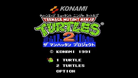 TMNT 3 - The Manhattan Project (NES) Longplay