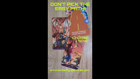 DIFFICULT CHOICES! LET TAROT GUIDE YOU! DON'T CHOOSE THE EASY PATH #TAROTREADING #SHORTS #PATH #LOVE