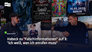 Habeck zu "Falschinformationen" auf X: "Ich weiß, wen ich anrufen muss"