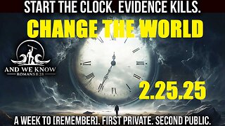 AND WE KNOW 2.25.25: Start the CLOCK, Russia/Ukraine, Warmongers exposed, VIVEK for Ohio