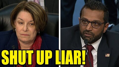 Kash Patel COLLAPSE After Amy Klobuchar EXPOSES Lies Him Parliament! Cameras Catch It