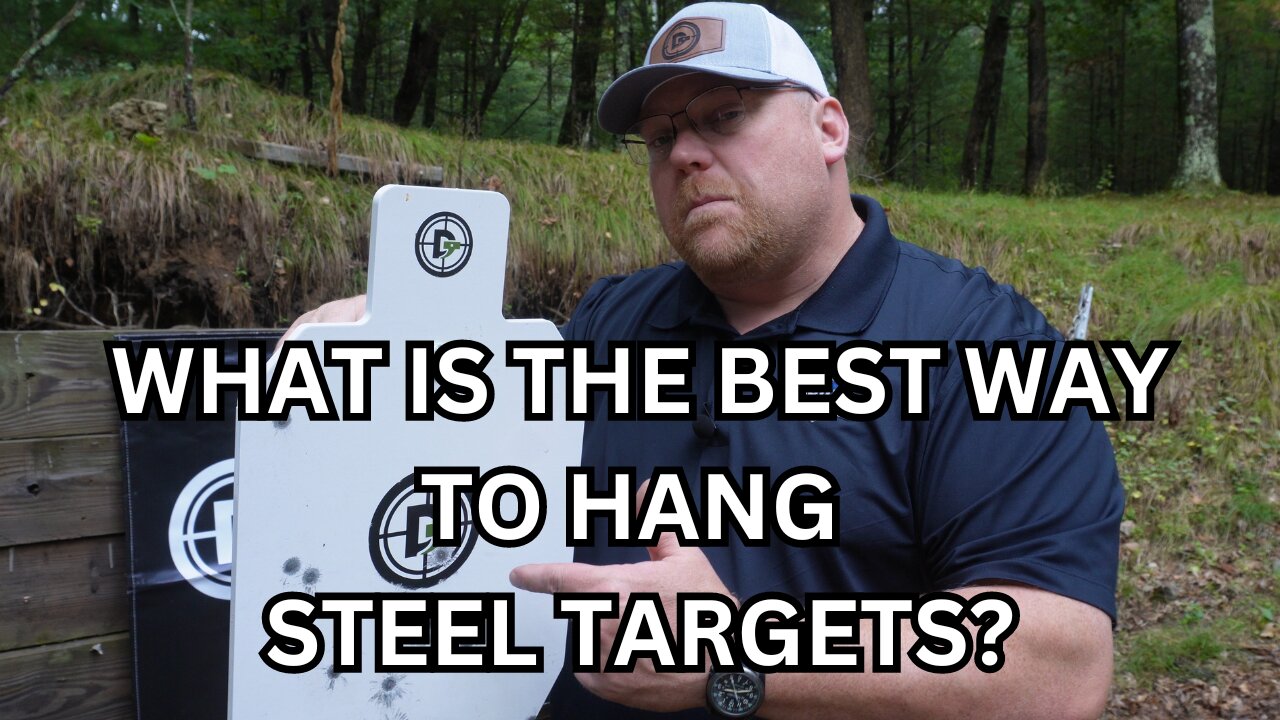 What is the best way to mount steel targets?