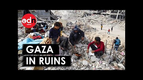 Shocking New Drone Footage Shows Extent of Destruction in Gaza