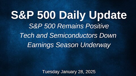 S&P 500 Daily Market Update Tuesday January 28, 2025