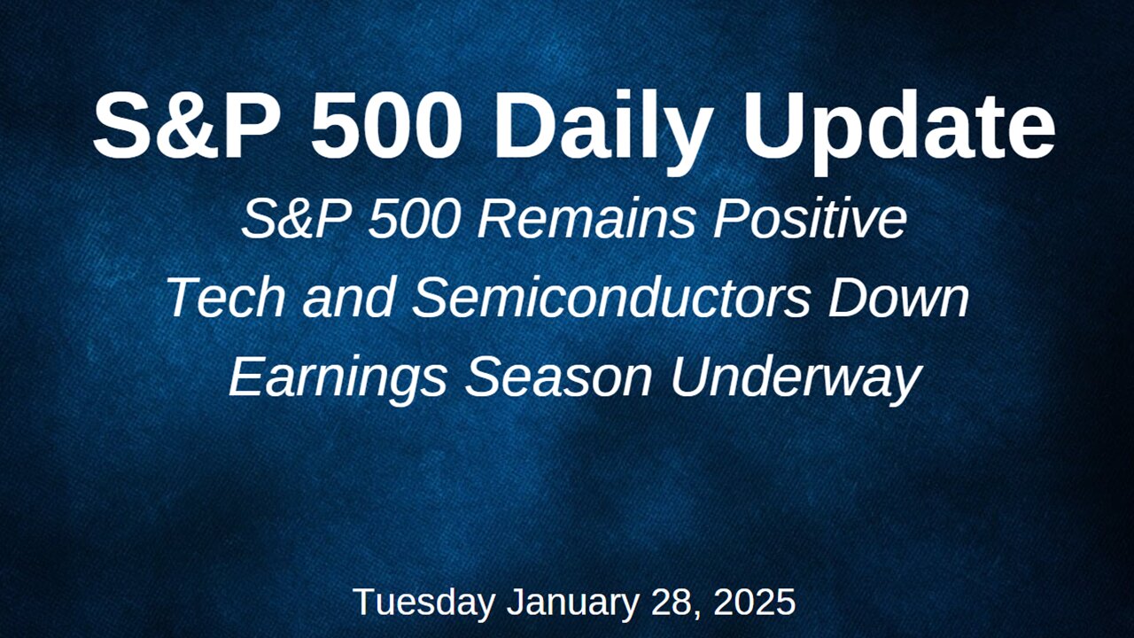 S&P 500 Daily Market Update Tuesday January 28, 2025