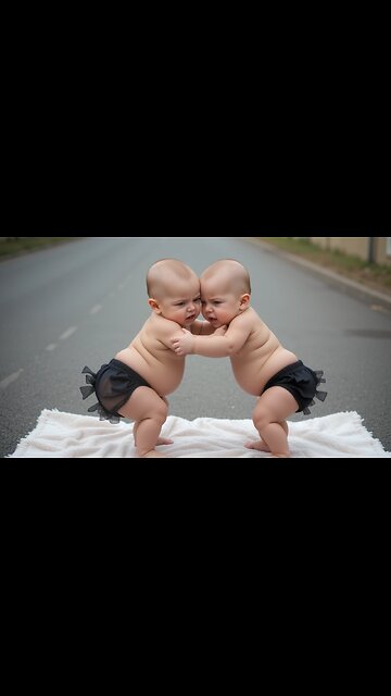 Twin Comedy: Watch These Babies Bring the Laughs!
