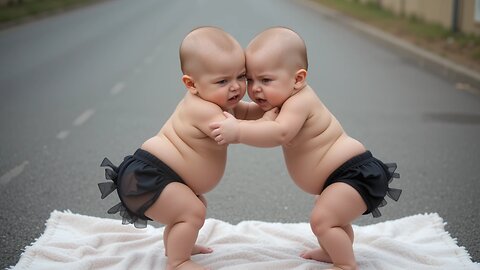 Twin Comedy: Watch These Babies Bring the Laughs!