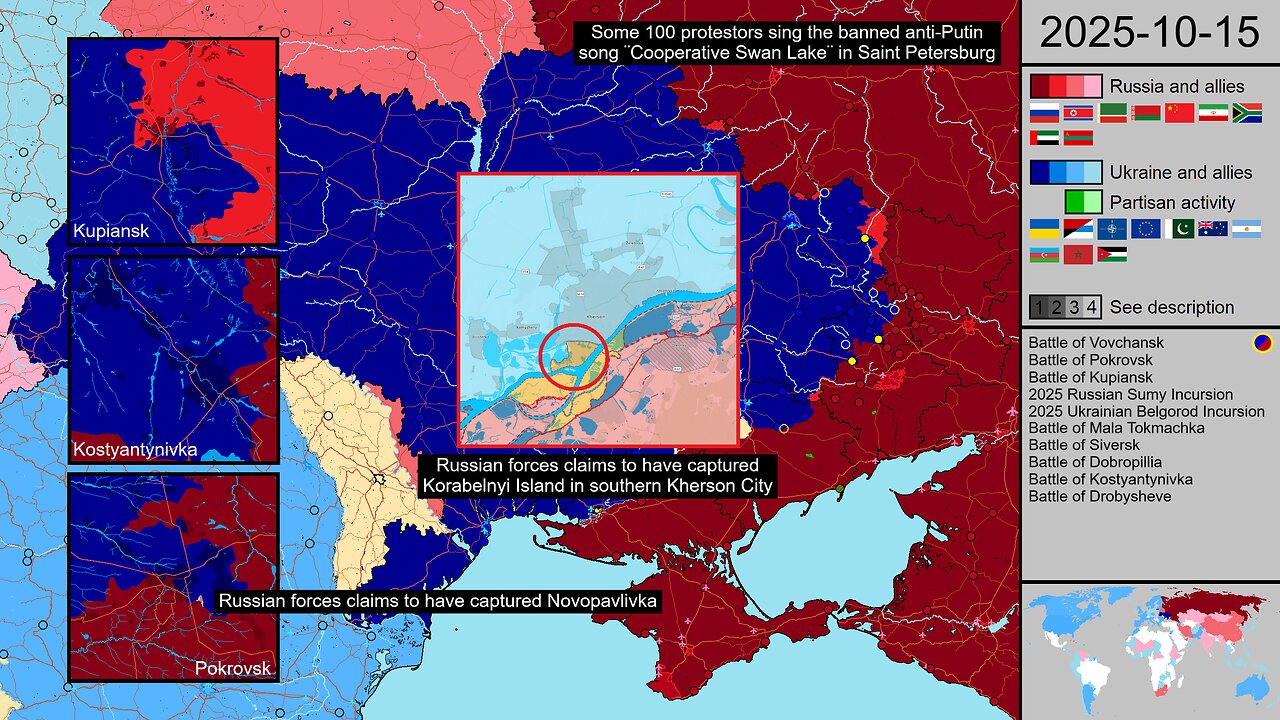 190: Russian forces back in Kherson City