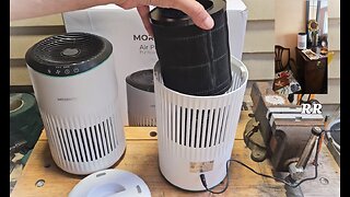 Morento Air Purifier 2 Pack, Fragrance Sponge, Sleep Mode