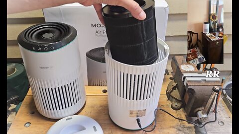 Morento Air Purifier 2 Pack, Fragrance Sponge, Sleep Mode