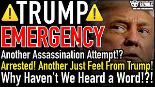 TRUMP EMERGENCY! Assassination Attempt. - Only Feet Away From Him - Why Haven't We Heard!!