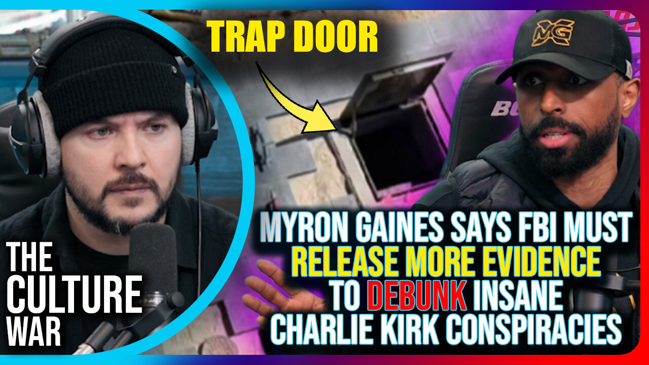 Myron Gaines Says FBI Must Release More Evidence To Debunk Insane Charlie Kirk Conspiracies