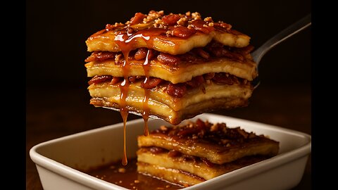 Banana Bacon Lasagna – FlavorVille Viral Creation 🍌🥓🔥