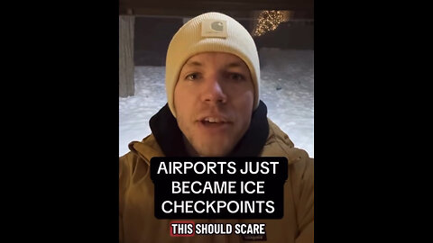 AIRPORTS JUST BECAME ICE CHECKPOINTS.