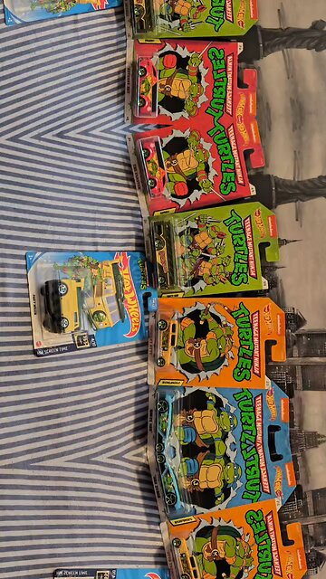 teenage mutant ninja turtles hotwheels