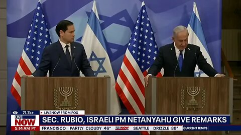 Israeli PM Netanyahu & Sec Rubio threatens attack against Hamas, Iran |