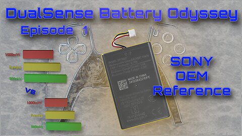 DualSense Battery Odyssey - Episode 1: The Ultimate Baseline: Sony OEM Battery